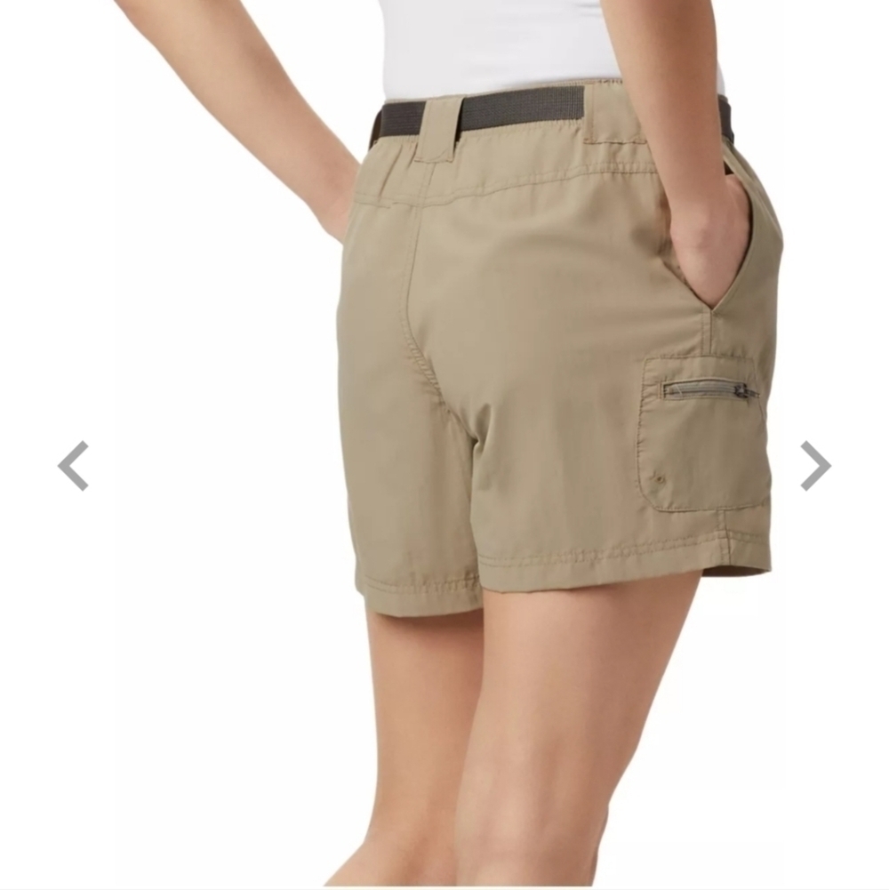 NWT Columbia Sandy River Cargo Shorts in Tusk with Belt, Size Small - Picture 4 of 16